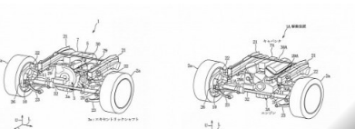 马自达专利具有三电机全轮驱动的增距旋转和V型动力总成