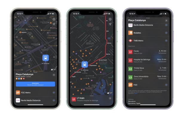 Apple Maps Transit路线指南在欧盟的各个地区上线  