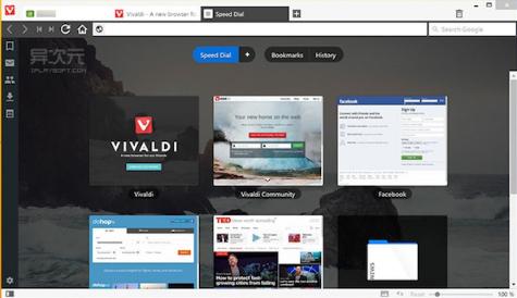 Vivaldi  2.1添加了对AV1视频编解码器的支持为快速命令提供了更多功能