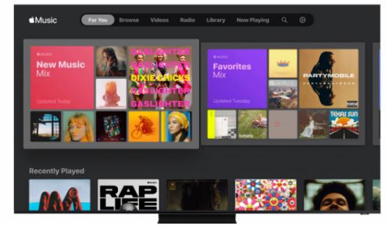 推出适用于三星智能电视的Apple Music应用